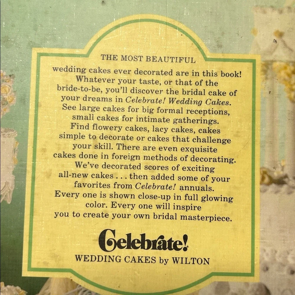 Celebrate! Wedding Cakes by Wilton 1983 - Picture 3 of 11